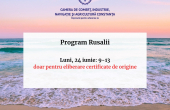 Program special de Rusalii